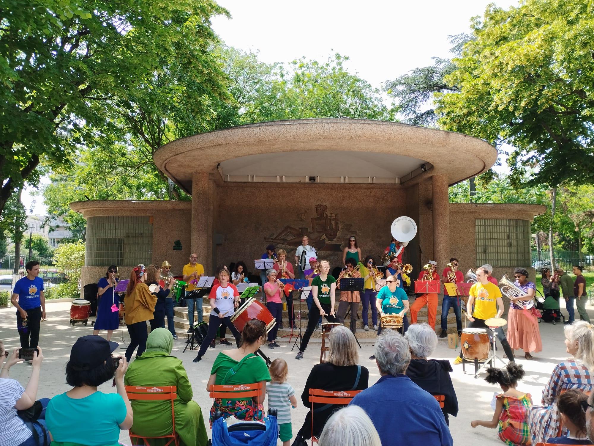 Concert avec les tambours japonais Taikoyaki